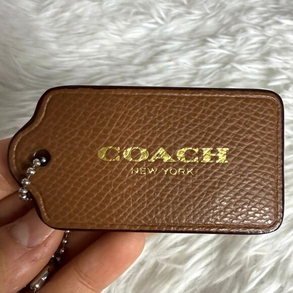 2.5" Coach Fob Bag Charm Hang tag Hangtag - Picture 1 of 2